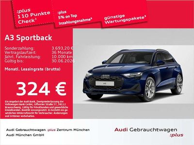 Used Audi A3 Performance 204 HP (150 kW) 2025 Blue Sedan