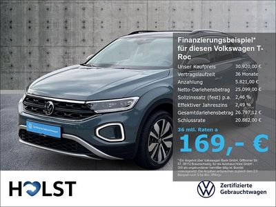 Gebraucht VW T-Roc Goal 150 PS (110 kW) 2025 Blau SUV