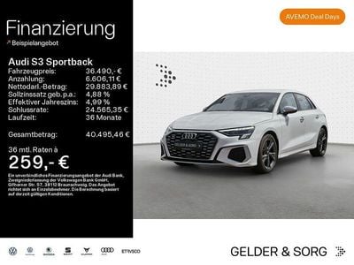 Ibisweiß Gebraucht 2024 Audi S3 Sport Limousine | 36.490 € (Superpreis)