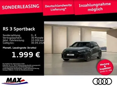 Neu Audi RS3 Exclusive 510 PS (375 kW) 2026 Grün Limousine