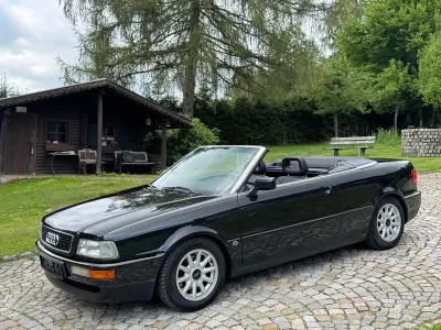 Gebraucht Audi Cabriolet 133 PS (97 kW) 1993 Schwarz Cabrio