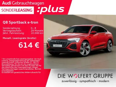 Gebraucht Audi Q8 e-tron S-Line 300 kW (408 PS) 2023 Soneirarot metallic SUV