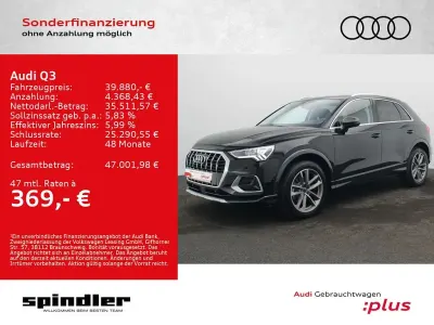 Gebraucht Audi Q3 Advanced Plus 150 PS (110 kW) 2025 Mythosschwarz metallic SUV