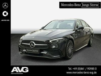 Schwarz Gebraucht 2025 Mercedes C300 AMG Limousine | 47.800 € (Fairer Preis)