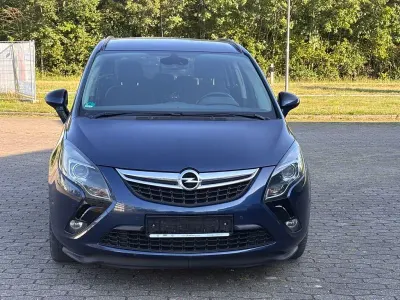 Gebraucht Opel Zafira Tourer Edition 140 PS (102 kW) 2011 Blau Van / Kleinbus