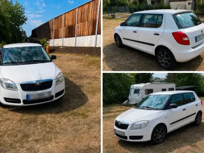 Gebraucht Skoda Fabia 60 PS (44 kW) 2009 Weiß Kleinwagen