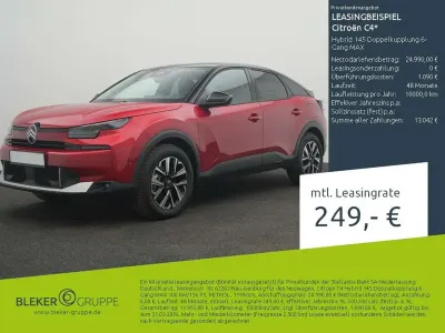 Neu Citroën C4 145 PS (106 kW) 2026 Elixirrotmetallic SUV