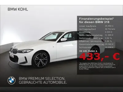 Brugt BMW 318 Shadowline 156 HK (114 kW) 2025 Hvid Sedan