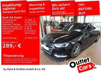 Gebraucht Audi A4 Advanced Plus 163 PS (119 kW) 2022 Mythosschwarz metallic Kombi