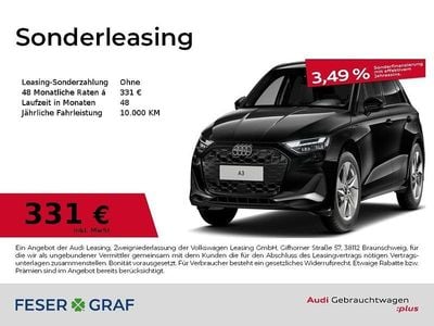 Gebraucht Audi A3 Advanced 204 PS (150 kW) 2025 Mythosschwarz metallic Limousine