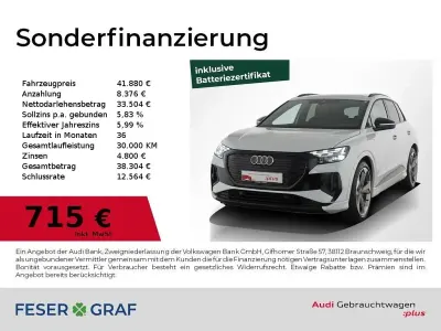 Gebraucht Audi Q4 e-tron Comfort 219 kW (299 PS) 2023 Gletscherweiß metallic SUV