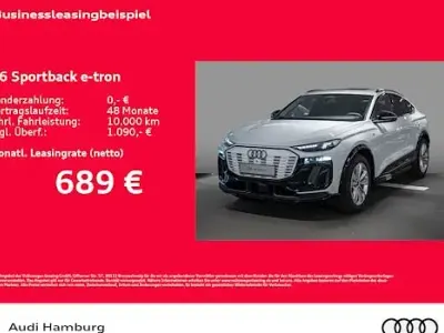 Nuova Audi SQ6 Sportback e-tron Ambiente 380 kW (517 CV) 2025 Bianco SUV
