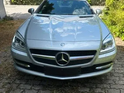 Gebraucht Mercedes SLK200 184 PS (135 kW) 2012 Silber Cabrio