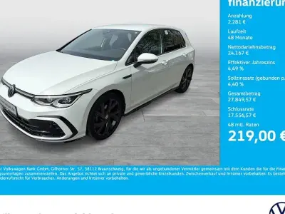Brugt VW Golf VIII R-line 131 HK (96 kW) 2024 Hvid Sedan