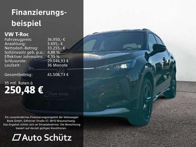 Second-hand VW T-Roc Style 150 CP (110 kW) 2026 Negru SUV