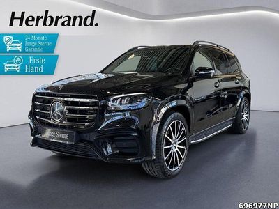 Gebraucht Mercedes GLS350 AMG line 313 PS (230 kW) 2024 Metalliclack obsidianschwarz SUV