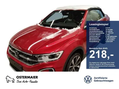 Gebraucht VW T-Roc Cabriolet Style 150 PS (110 kW) 2023 Rot Cabrio