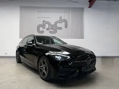 Gebraucht Mercedes C220 AMG 220 PS (161 kW) 2023 Schwarz/baltic black Kombi