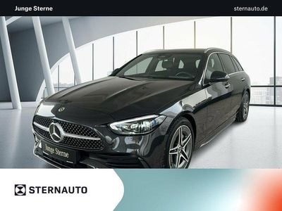 Metalliclack graphitgrau Gebraucht 2025 Mercedes C200 AMG line Kombi | 39.865 € (Guter Preis)
