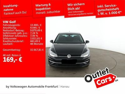 Gebraucht VW Golf VII IQ Drive 116 PS (85 kW) 2019 Deep black perleffekt Limousine