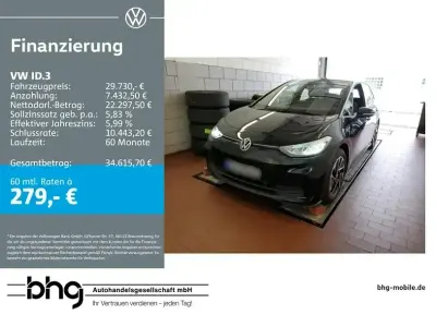 Gebraucht VW ID.3 Pro 150 kW (204 PS) 2024 Schwarz Kleinwagen