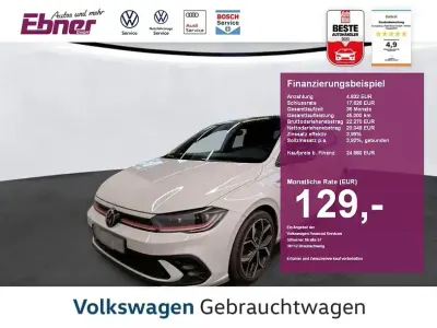 Gebraucht VW Polo Black Edition 207 PS (152 kW) 2023 Pure white/schwarz Kleinwagen
