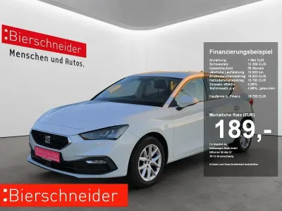 Usata Seat Leon Style 110 CV (80 kW) 2022 Bianco Berlina
