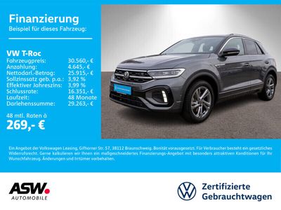 gebraucht VW T-Roc R-Line 2.0 TDI DSG Navi LED SHZ ACC AHK