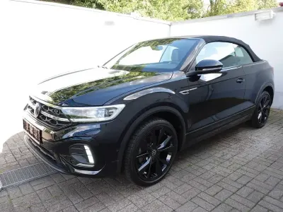 Gebraucht VW T-Roc Cabriolet R-line 150 PS (110 kW) 2022 Schwarz Cabrio