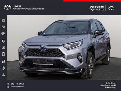 Gebraucht Toyota RAV4 Hybrid Style 306 PS (225 kW) 2021 Lichtsilber metallic / dach schwarz SUV