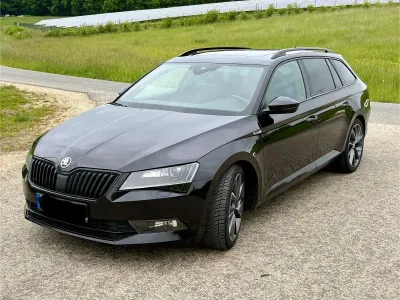 Gebraucht Skoda Superb SportLine 190 PS (139 kW) 2017 Schwarz Kombi