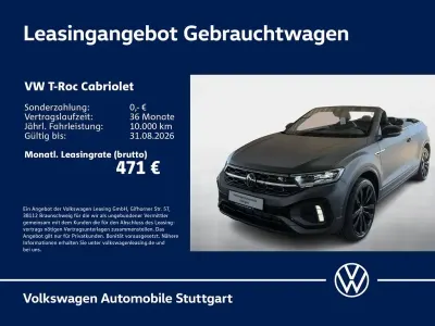 Gebraucht VW T-Roc Cabriolet Edition 150 PS (110 kW) 2023 Grau Cabrio