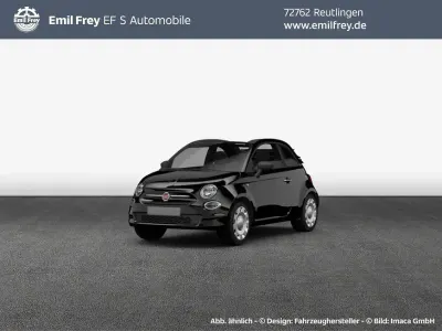 Gebraucht Fiat 500C Rock 69 PS (50 kW) 2020 Vesuvio schwarz metallic Cabrio