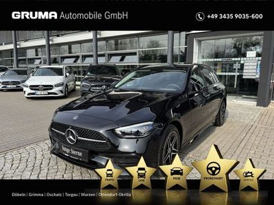 Lack obsidianschwarz Gebraucht 2024 Mercedes C300e AMG Kombi | 48.990 € (Etwas zu teuer)