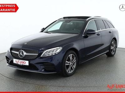 Usata Mercedes C220 AMG line 194 CV (142 kW) 2019 Blu Berlina