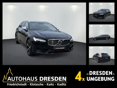 Gebraucht Volvo V90 R-Design 190 PS (139 kW) 2018 Onyx black (metallic) Kombi