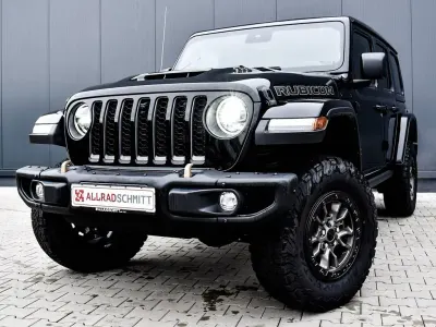 Nouvelle Jeep Wrangler Unlimited Rubicon 476 ch (350 kW) 2025 Noir SUV