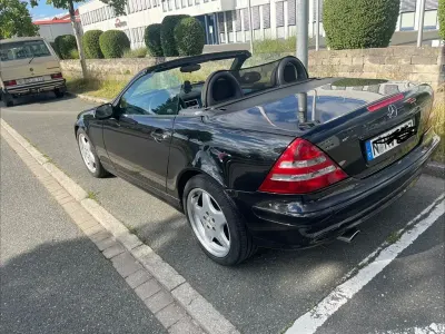 Gebraucht Mercedes SLK200 163 PS (119 kW) 2001 Schwarz Cabrio