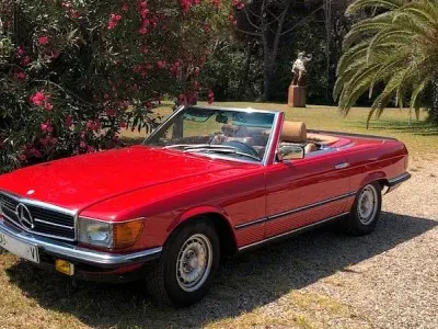Gebraucht Mercedes SL500 231 PS (169 kW) 1983 Rot Cabrio