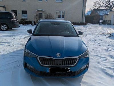 Gebraucht Skoda Scala Style 116 PS (85 kW) 2019 Blau Kleinwagen