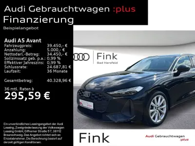 Gebraucht Audi A5 Comfort 204 PS (150 kW) 2025 Mythosschwarz metallic Kombi