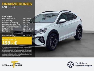 Neu VW Taigo R-line 116 PS (85 kW) 2025 Weiß SUV