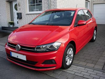 Usata VW Polo Comfortline 65 CV (47 kW) 2018 Rosso Utilitaria