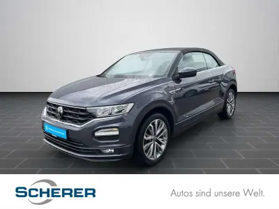 Gebraucht VW T-Roc Cabriolet R-line 150 PS (110 kW) 2022 Grau Cabrio