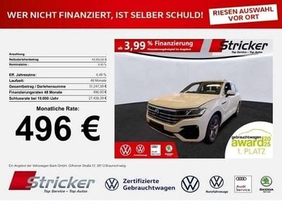 Gebraucht VW Touareg R-line 231 PS (169 kW) 2021 Pure white SUV