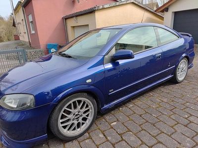 Second-hand Opel Astra 147 CP (108 kW) 2003 Albastru Coupe