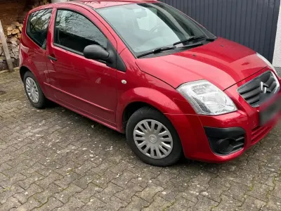 Gebraucht Citroën C2 2009 Rot Kleinwagen