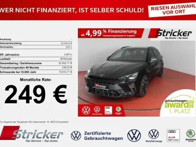 Gebraucht Cupra Leon 150 PS (110 kW) 2025 Midnight schwarz metallic (metallic) Kombi