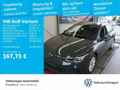Gebraucht VW Golf VIII Life 110 PS (80 kW) 2023 Grau Kombi
