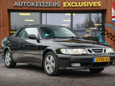 Gebraucht Saab 9-3 Anniversary 150 PS (110 kW) 2002 Schwarz Cabrio